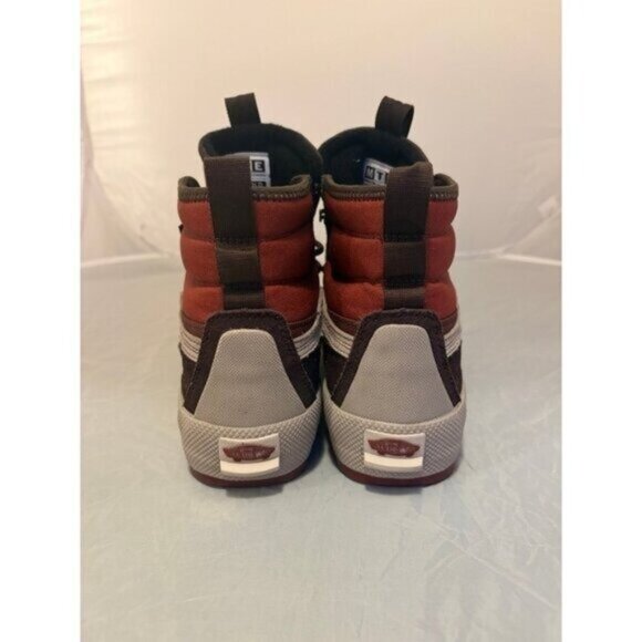 Vans off the wall red SK8-HI boots gore-tex all trac MTE mens size 8 507698 main image 6